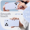 image:imageJETech Magnetic Silicone Case for iPhone 17 Pro Max Dark Blue  Compatible with MagSafe Silky Soft Touch Full Camera Lens Protection Shock Absorbing Phone CoverMist Blue