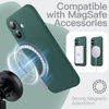 image:imageJETech Magnetic Silicone Case for iPhone 17 Pro Max Dark Blue  Compatible with MagSafe Silky Soft Touch Full Camera Lens Protection Shock Absorbing Phone CoverMidnight Green