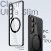 image:imageJETech Magnetic Slim Case for Samsung Galaxy S26 Clear  Compatible with MagSafe Camera Lens Protection UltraThin Lightweight Design Minimalist Style Clear BackBlack