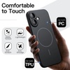 image:imageJETech Magnetic Slim Case for iPhone 17 Pro Max Black  Compatible with MagSafe Camera Lens Protection UltraThin Matte Finish Lightweight Design Minimalist StyleBlack