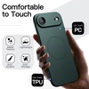 image:imageJETech Magnetic Slim Case for iPhone 17 Pro Max Black  Compatible with MagSafe Camera Lens Protection UltraThin Matte Finish Lightweight Design Minimalist StyleMidnight Green