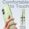 image:imageJETech Magnetic Slim Case for iPhone 17 Pro Max Clear  Compatible with MagSafe Camera Lens Protection UltraThin Lightweight Design Clear Back Minimalist StyleSage