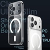 image:imageJETech Magnetic Slim Case for iPhone 17 Pro Max Clear  Compatible with MagSafe Camera Lens Protection UltraThin Lightweight Design Clear Back Minimalist StyleClear