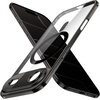 image:imageJETech Magnetic Slim Case for iPhone 17 Pro Max Clear  Compatible with MagSafe Camera Lens Protection UltraThin Lightweight Design Clear Back Minimalist StyleBlack