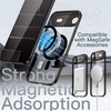 image:imageJETech Magnetic Slim Case for iPhone 17 Pro Max Clear  Compatible with MagSafe Camera Lens Protection UltraThin Lightweight Design Clear Back Minimalist StyleBlack
