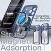 image:imageJETech Magnetic Slim Case for iPhone 17 Pro Max Clear  Compatible with MagSafe Camera Lens Protection UltraThin Lightweight Design Clear Back Minimalist StyleDeep Blue
