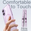 image:imageJETech Magnetic Slim Case for iPhone 17 Pro Max Clear  Compatible with MagSafe Camera Lens Protection UltraThin Lightweight Design Clear Back Minimalist StyleLavender