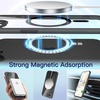 image:imageJETech Magnetic Slim Case for iPhone 17 Pro Max Clear  Compatible with MagSafe Camera Lens Protection UltraThin Lightweight Design Clear Back Minimalist StyleBlack
