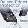 image:imageJETech Magnetic Slim Case for iPhone 17 Pro Max Clear  Compatible with MagSafe Camera Lens Protection UltraThin Lightweight Design Clear Back Minimalist StyleBlack