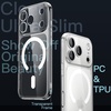 image:imageJETech Magnetic Slim Case for iPhone 17 Pro Max Clear  Compatible with MagSafe Camera Lens Protection UltraThin Lightweight Design Clear Back Minimalist StyleClear