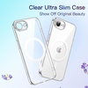 image:imageJETech Magnetic Slim Case for iPhone 17 Pro Max Clear  Compatible with MagSafe Camera Lens Protection UltraThin Lightweight Design Clear Back Minimalist StyleClear