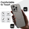 image:imageJETech Magnetic Slim Case for iPhone 17e16e Black  Compatible with MagSafe Camera Lens Protection UltraThin Matte Finish Lightweight Design Minimalist StyleNatural Titanium