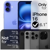 image:imageJETech Magnetic Slim Case for iPhone 17e16e Black  Compatible with MagSafe Camera Lens Protection UltraThin Matte Finish Lightweight Design Minimalist StyleUltramarine