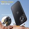 image:imageJETech Matte Case for iPhone 13 Black  MilitaryGrade Protection Frosted Matte Back AntiFingerprint Finish Shockproof DesignBlack