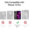 image:imageJETech Matte Case for iPhone 13 Black  MilitaryGrade Protection Frosted Matte Back AntiFingerprint Finish Shockproof DesignBlack
