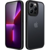 image:imageJETech Matte Case for iPhone 13 Black  MilitaryGrade Protection Frosted Matte Back AntiFingerprint Finish Shockproof DesignBlack