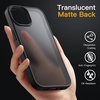 image:imageJETech Matte Case for iPhone 13 Black  MilitaryGrade Protection Frosted Matte Back AntiFingerprint Finish Shockproof DesignBlack