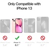 image:imageJETech Matte Case for iPhone 13 Black  MilitaryGrade Protection Frosted Matte Back AntiFingerprint Finish Shockproof DesignChalk Pink