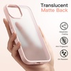 image:imageJETech Matte Case for iPhone 13 Black  MilitaryGrade Protection Frosted Matte Back AntiFingerprint Finish Shockproof DesignChalk Pink