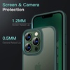image:imageJETech Matte Case for iPhone 13 Black  MilitaryGrade Protection Frosted Matte Back AntiFingerprint Finish Shockproof DesignDark Green