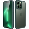 image:imageJETech Matte Case for iPhone 13 Black  MilitaryGrade Protection Frosted Matte Back AntiFingerprint Finish Shockproof DesignDark Green