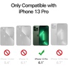 image:imageJETech Matte Case for iPhone 13 Black  MilitaryGrade Protection Frosted Matte Back AntiFingerprint Finish Shockproof DesignDark Green