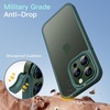 image:imageJETech Matte Case for iPhone 13 Black  MilitaryGrade Protection Frosted Matte Back AntiFingerprint Finish Shockproof DesignDark Green