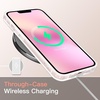image:imageJETech Matte Case for iPhone 13 Black  MilitaryGrade Protection Frosted Matte Back AntiFingerprint Finish Shockproof DesignFrosted Clear