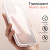 image:imageJETech Matte Case for iPhone 13 Black  MilitaryGrade Protection Frosted Matte Back AntiFingerprint Finish Shockproof DesignFrosted Clear