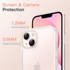 image:imageJETech Matte Case for iPhone 13 Black  MilitaryGrade Protection Frosted Matte Back AntiFingerprint Finish Shockproof DesignFrosted Clear