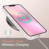 image:imageJETech Matte Case for iPhone 13 Black  MilitaryGrade Protection Frosted Matte Back AntiFingerprint Finish Shockproof DesignFrosted Clear