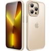 image:imageJETech Matte Case for iPhone 13 Black  MilitaryGrade Protection Frosted Matte Back AntiFingerprint Finish Shockproof DesignLight Gold