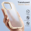 image:imageJETech Matte Case for iPhone 13 Black  MilitaryGrade Protection Frosted Matte Back AntiFingerprint Finish Shockproof DesignLight Gold