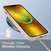image:imageJETech Matte Case for iPhone 13 Black  MilitaryGrade Protection Frosted Matte Back AntiFingerprint Finish Shockproof DesignLight Gold