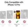 image:imageJETech Matte Case for iPhone 13 Black  MilitaryGrade Protection Frosted Matte Back AntiFingerprint Finish Shockproof DesignLight Gold