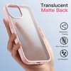 image:imageJETech Matte Case for iPhone 13 Black  MilitaryGrade Protection Frosted Matte Back AntiFingerprint Finish Shockproof DesignPink