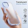 image:imageJETech Matte Case for iPhone 13 Black  MilitaryGrade Protection Frosted Matte Back AntiFingerprint Finish Shockproof DesignSky Blue