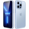 image:imageJETech Matte Case for iPhone 13 Black  MilitaryGrade Protection Frosted Matte Back AntiFingerprint Finish Shockproof DesignSky Blue