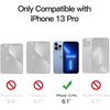 image:imageJETech Matte Case for iPhone 13 Black  MilitaryGrade Protection Frosted Matte Back AntiFingerprint Finish Shockproof DesignSky Blue