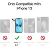 image:imageJETech Matte Case for iPhone 13 Black  MilitaryGrade Protection Frosted Matte Back AntiFingerprint Finish Shockproof DesignSky Blue