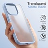 image:imageJETech Matte Case for iPhone 13 Black  MilitaryGrade Protection Frosted Matte Back AntiFingerprint Finish Shockproof DesignSky Blue