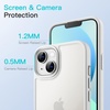 image:imageJETech Matte Case for iPhone 13 Black  MilitaryGrade Protection Frosted Matte Back AntiFingerprint Finish Shockproof DesignStarlight
