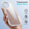 image:imageJETech Matte Case for iPhone 13 Black  MilitaryGrade Protection Frosted Matte Back AntiFingerprint Finish Shockproof DesignStarlight