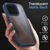 image:imageJETech Matte Case for iPhone 13 Black  MilitaryGrade Protection Frosted Matte Back AntiFingerprint Finish Shockproof DesignStorm Blue