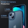 image:imageJETech Matte Case for iPhone 13 Black  MilitaryGrade Protection Frosted Matte Back AntiFingerprint Finish Shockproof DesignStorm Blue