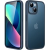 image:imageJETech Matte Case for iPhone 13 Black  MilitaryGrade Protection Frosted Matte Back AntiFingerprint Finish Shockproof DesignStorm Blue