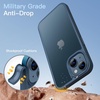 image:imageJETech Matte Case for iPhone 13 Black  MilitaryGrade Protection Frosted Matte Back AntiFingerprint Finish Shockproof DesignStorm Blue