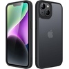 image:imageJETech Matte Case for iPhone 14 Black  MilitaryGrade Protection Frosted Matte Back AntiFingerprint Finish Shockproof DesignBlack