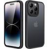 image:imageJETech Matte Case for iPhone 14 Black  MilitaryGrade Protection Frosted Matte Back AntiFingerprint Finish Shockproof DesignBlack