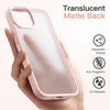 image:imageJETech Matte Case for iPhone 14 Black  MilitaryGrade Protection Frosted Matte Back AntiFingerprint Finish Shockproof DesignChalk Pink
